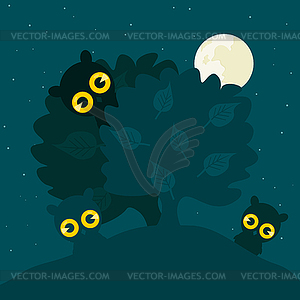 Owl - vector clipart / vector image