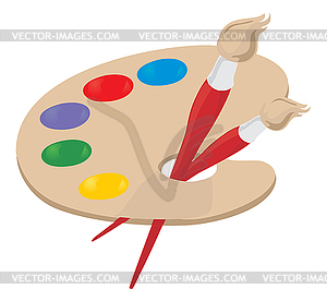 Palette - vector clip art