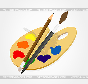 Palette - vector image