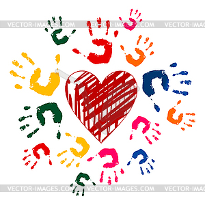 Love hand - vector clipart