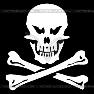 Skull and bones - vector clipart