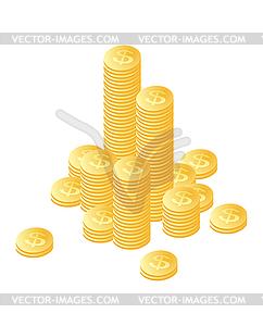 Монета - клипарт в векторном формате