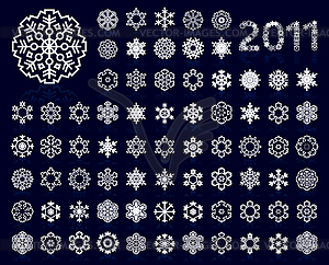 Snowflake - vector image