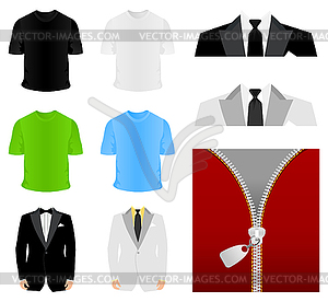Fashionable clothes - vector clipart / vector image