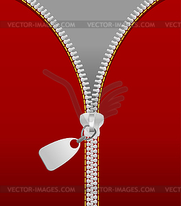 Lock on clothes - vector clip art