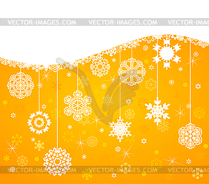 Winter background - vector clip art