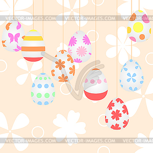 Easter background - vector image