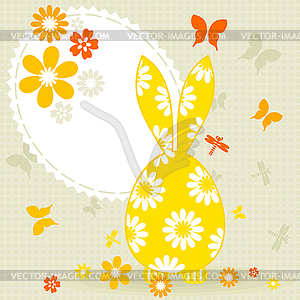 Easter rabbit - vector image