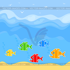 Fish - royalty-free vector clipart