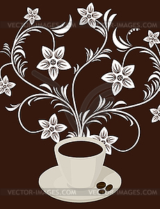 Coffee flower - vector clipart