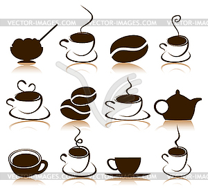 Coffee icon - vector clip art