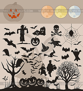 Halloween Collection - vector image