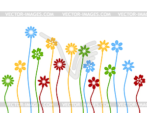 Flower background - vector image