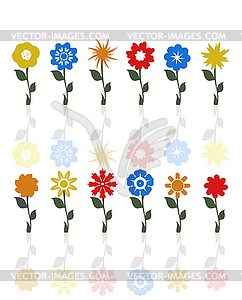 Flower icon - vector image