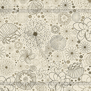 Flower structure - vector clipart