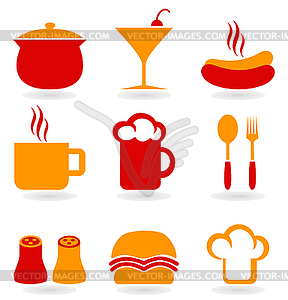 Food icon - vector clip art