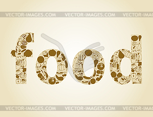 Food - vector image