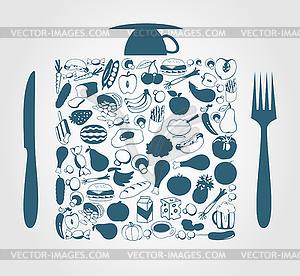 Food - vector image