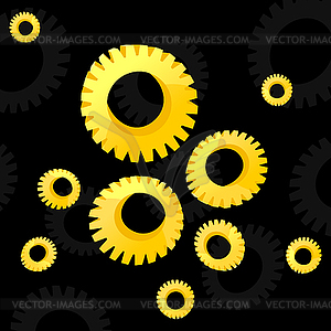 Gear wheel - vector image