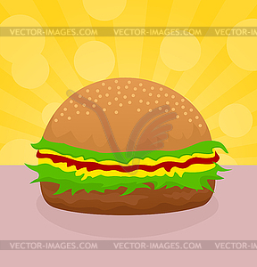 Hamburger - vector clipart