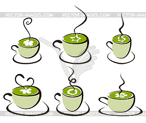 Icon tea - vector image