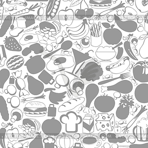 Meal background - vector clip art
