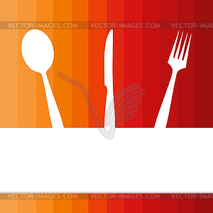 Menu of cook - vector clipart