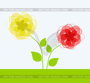 Flower - vector clipart / vector image