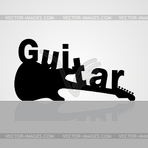 Guitar - vector clipart