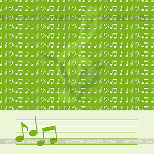 Musical background - vector clipart / vector image