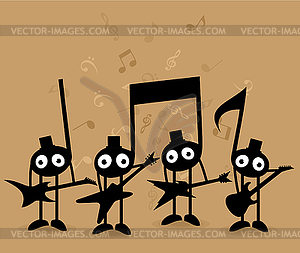 Note cartoon - vector image