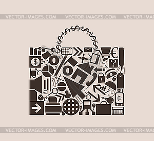 Compound portfolio - vector clipart