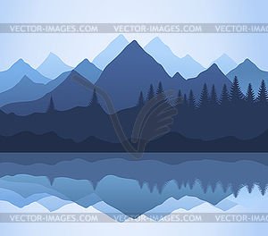 Mountains - vector image