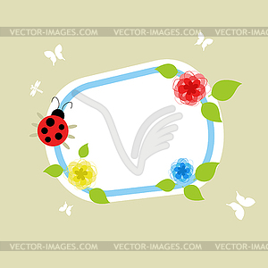 Natural frame - vector clip art