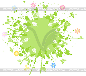 Spring abstraction - vector clipart