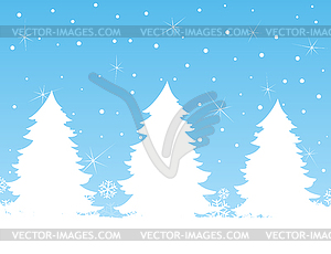 Winter tree - vector clipart