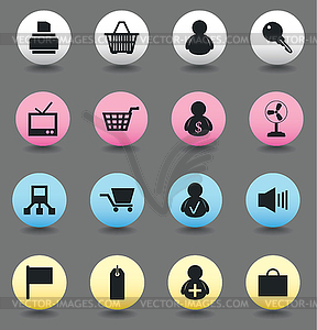 Icons of sales - vector image