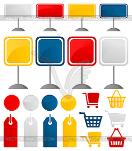 Icons of sales - vector clip art