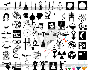 Science and space - vector clipart / vector image