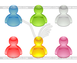 People icon - vector clip art