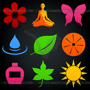 Spa icon - color vector clipart