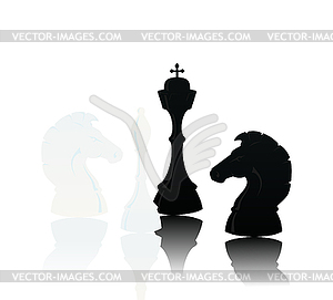 Шахматы - векторное изображение клипарта