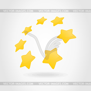 Circle star - vector clipart
