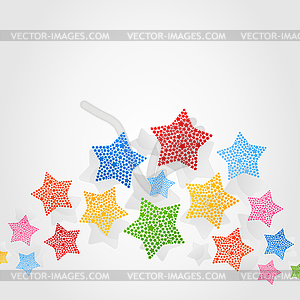 Star background - vector image