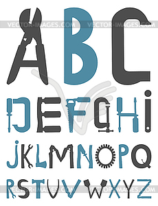 Alphabet - vector clip art