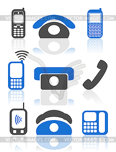 Phone icons - vector image