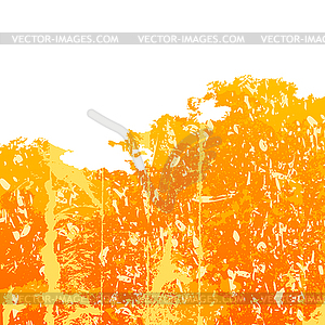 Orange background - vector image