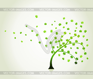 Park trees - vector clipart