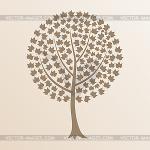 Tree - color vector clipart