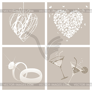 Wedding - vector clip art